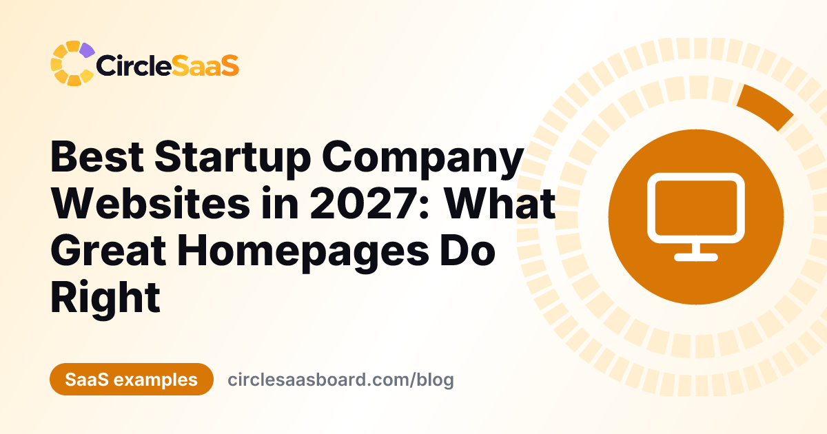 best startup company websites
