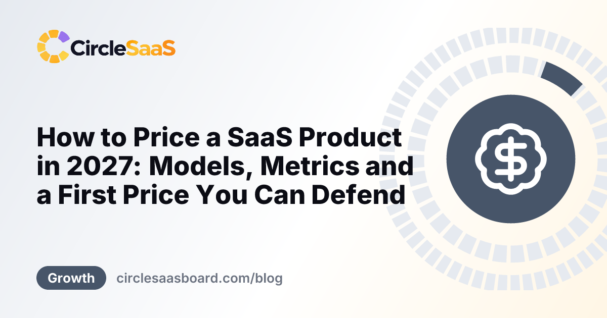 how to price a saas product
