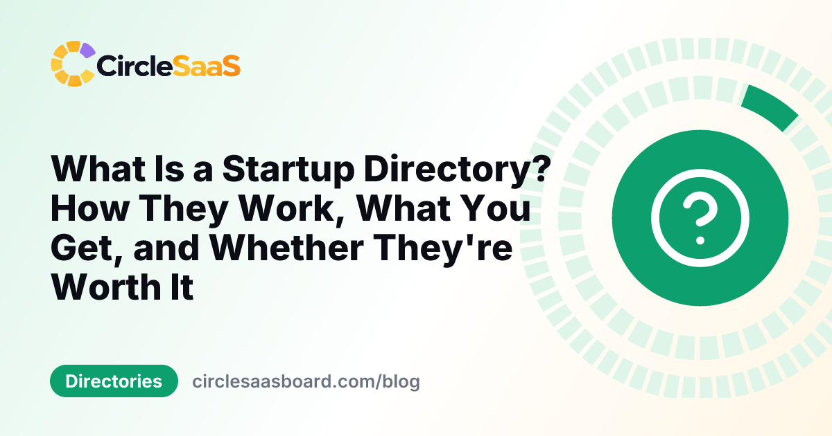 what is a startup directory